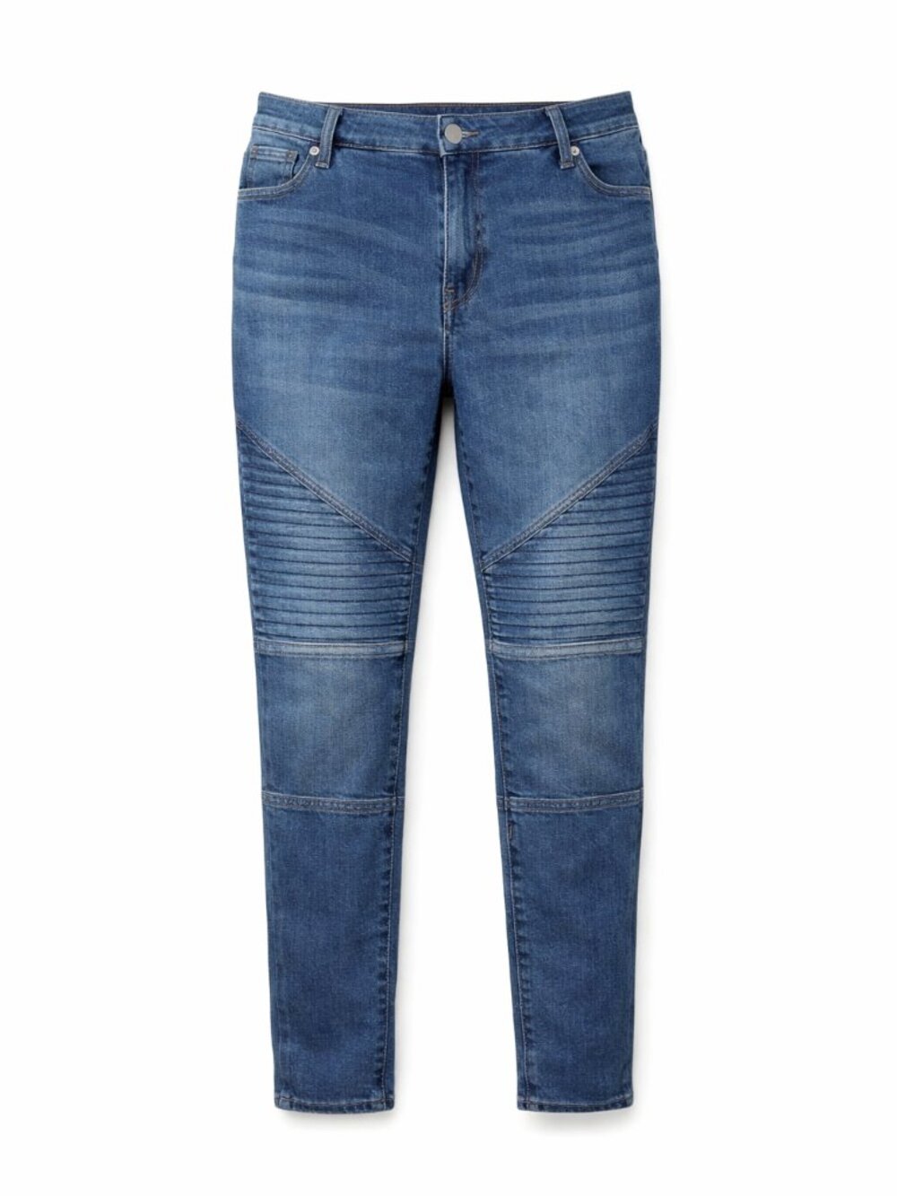 SEVEN7 MOTTO LIGHT BLUE WASH JEANS SKINNY LEG SIZE 16